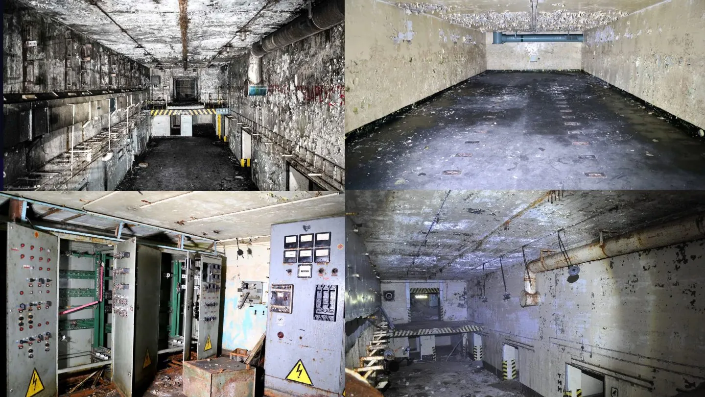 Interior reference imagery of a former storage facility