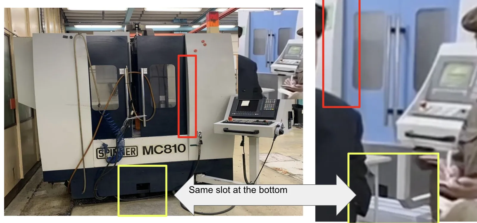 Structural comparison with a Spinner MC810